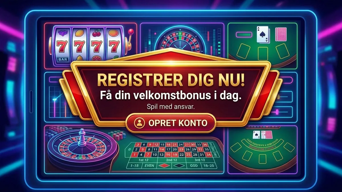 Registrering med bonus